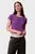 Жіноча фіолетова футболка WOVEN LABEL 2X2