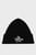Чорна вовняна шапка Calligraphy Merino Beanie