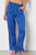 Женские синие брюки в полоску CANO