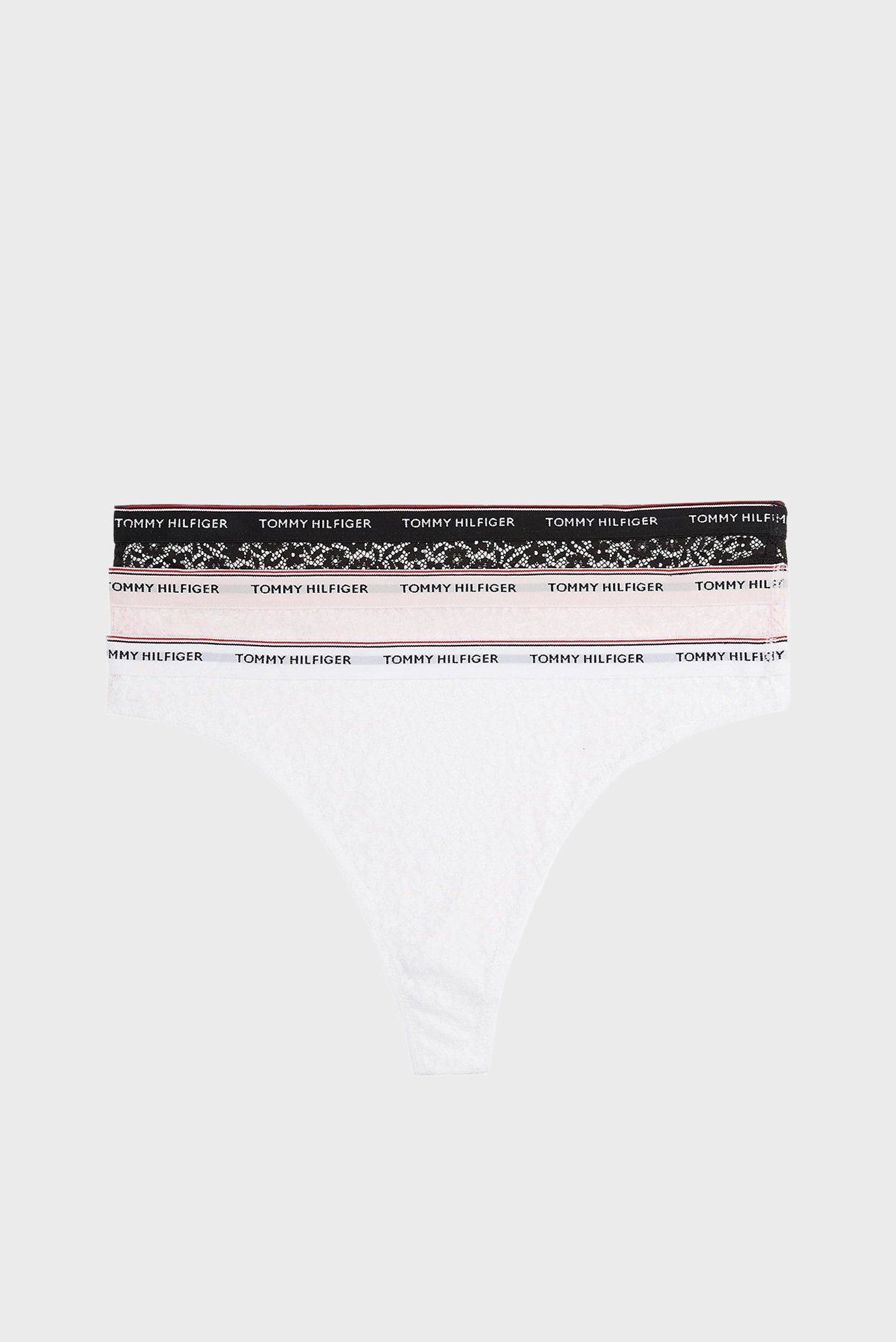 Женские трусики с узором (3 шт) PACK THONG LACE Разноцветный S Tommy Hilfiger UW0UW04896 Женские трусики с узором (3 шт) PACK THONG LACE Разноцветный S Tommy Hilfiger UW0UW04896