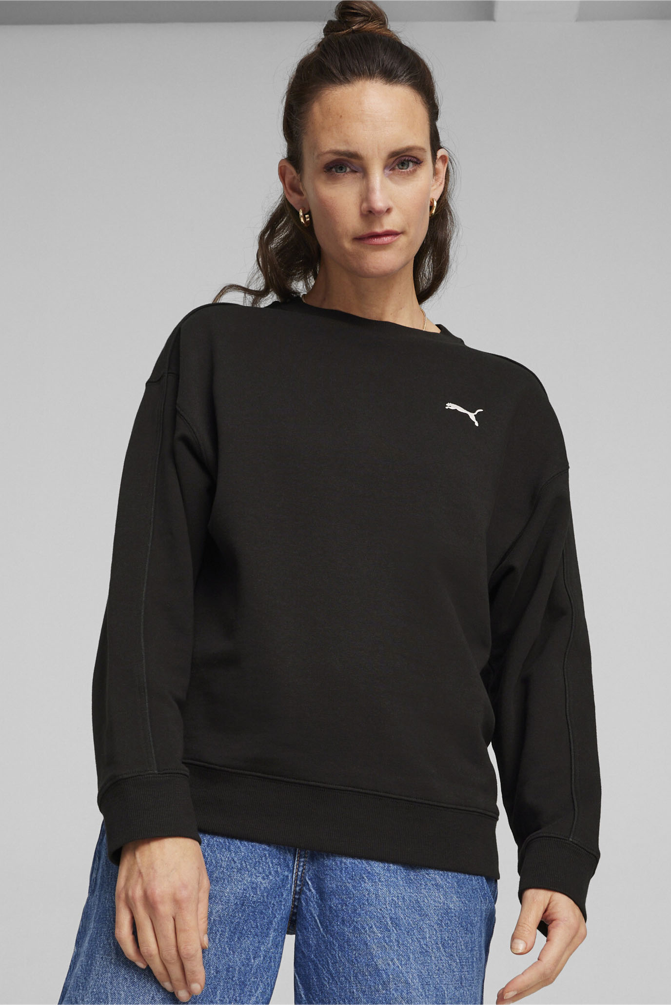 Женский черный свитшот HER Women's Sweatshirt 1