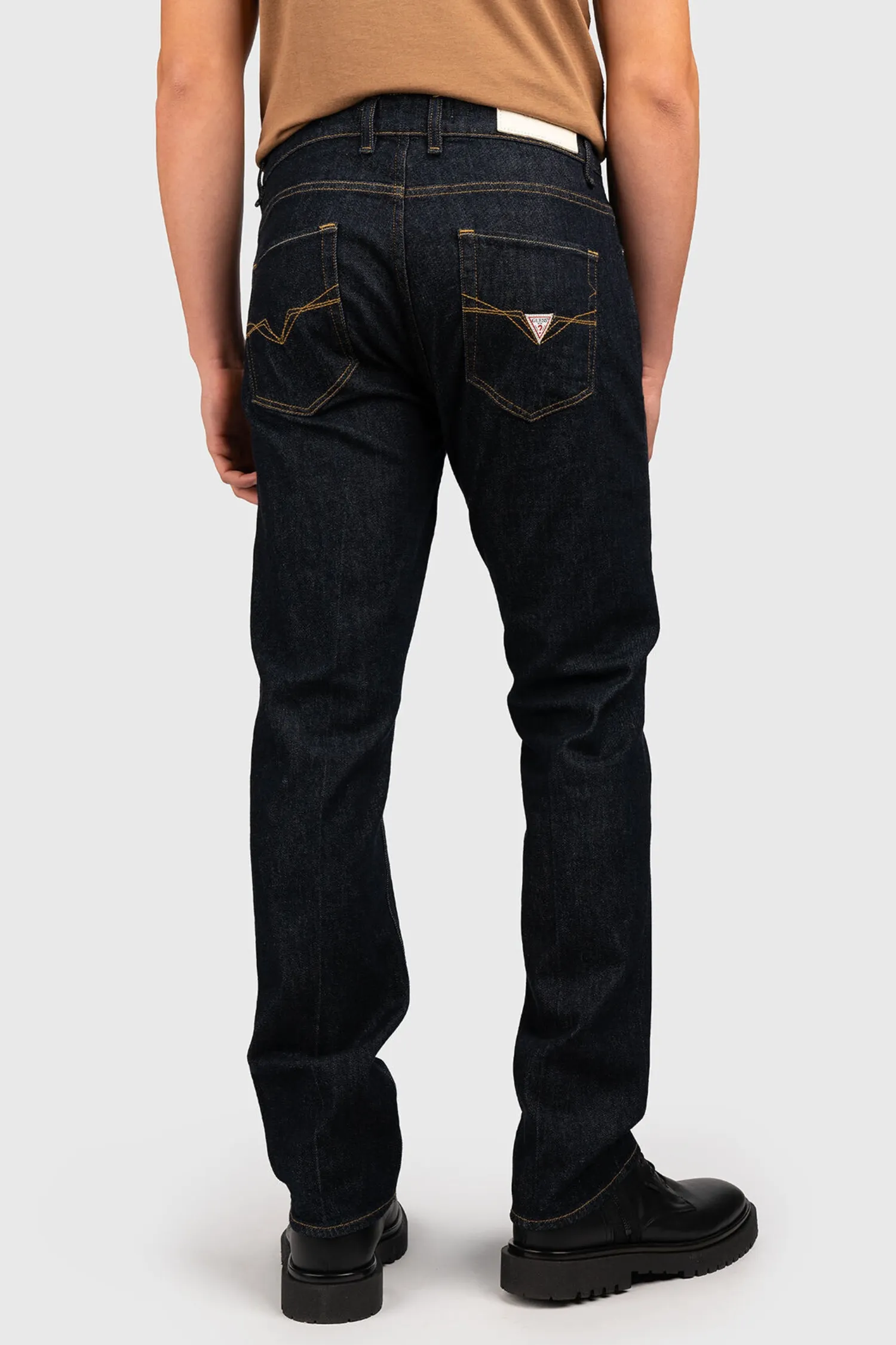 Мужские темно-синие джинсы 2