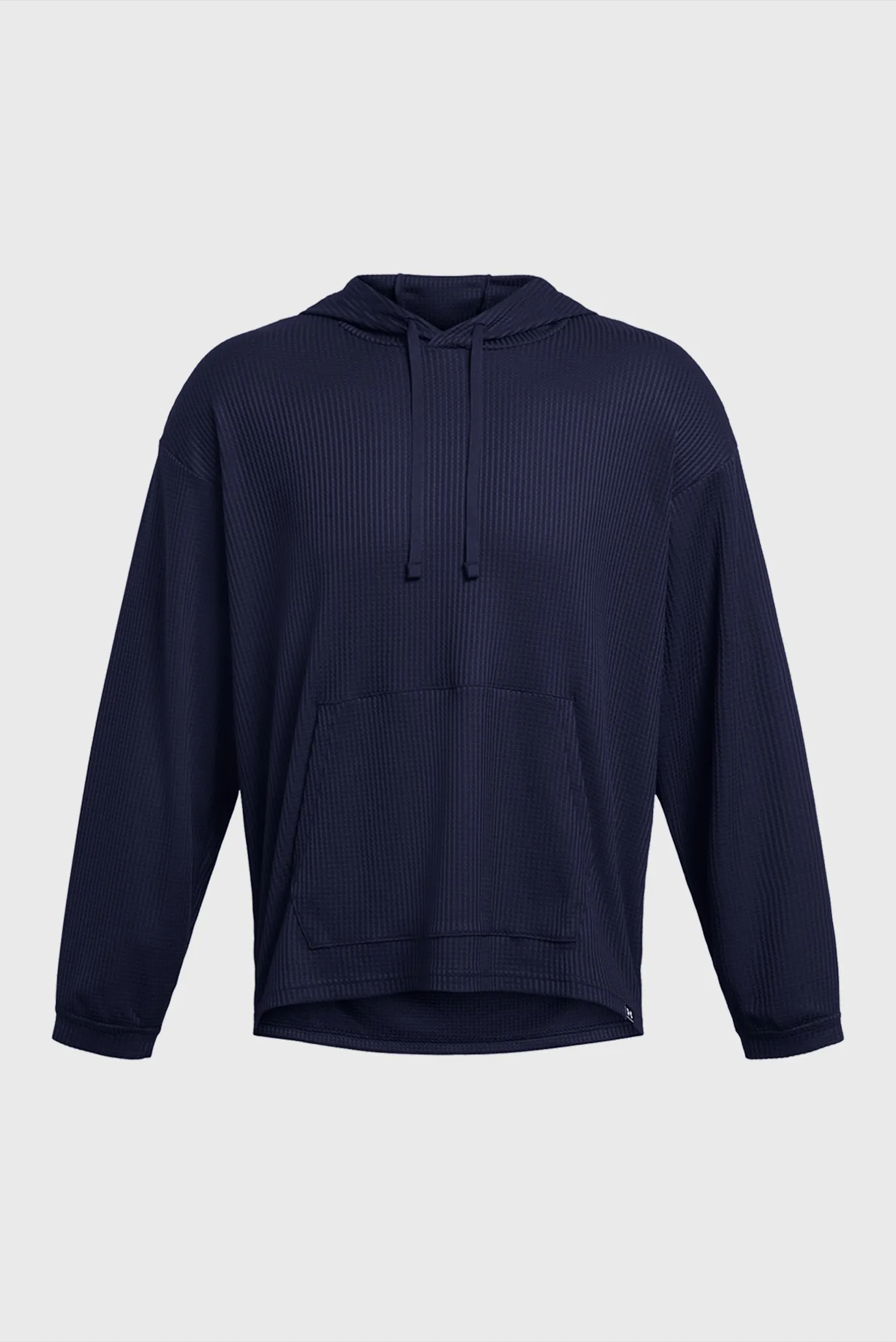 Чоловіче темно-синє худі UA Rival Waffle Hoodie 4