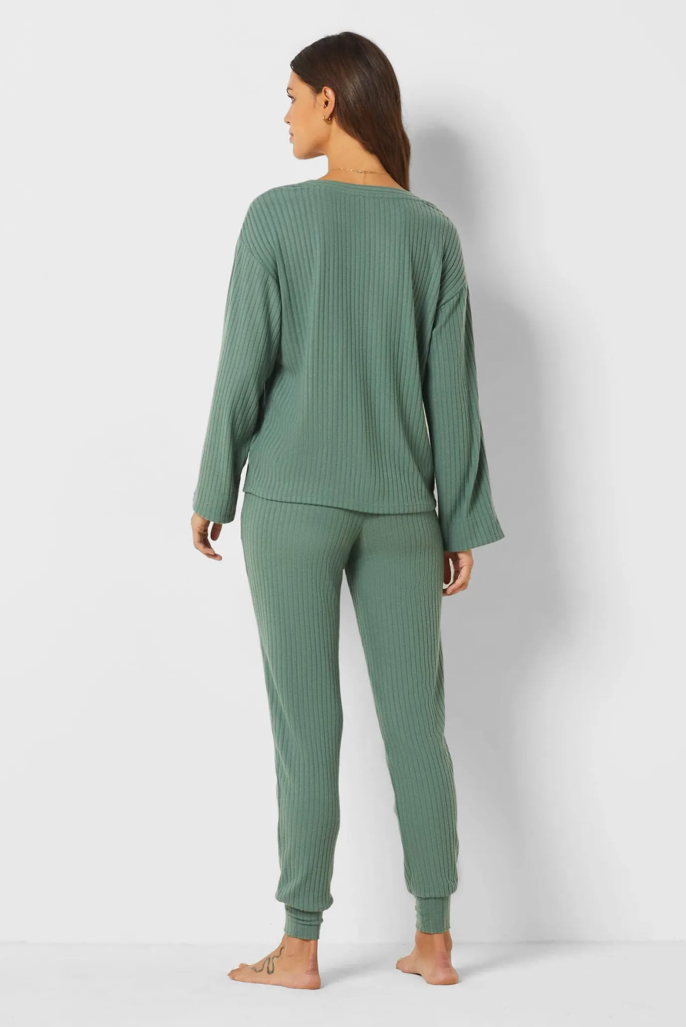 Жіночий зелений світшот DOLMA 3