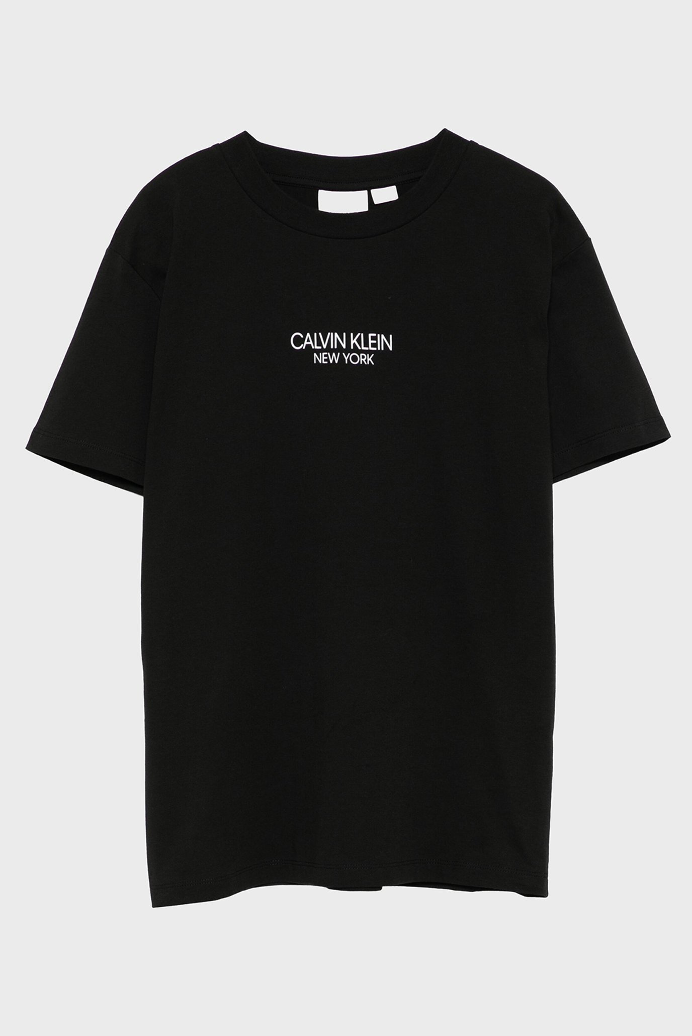 Женская черная футболка CALVIN KLEIN NEWYORK REG 1