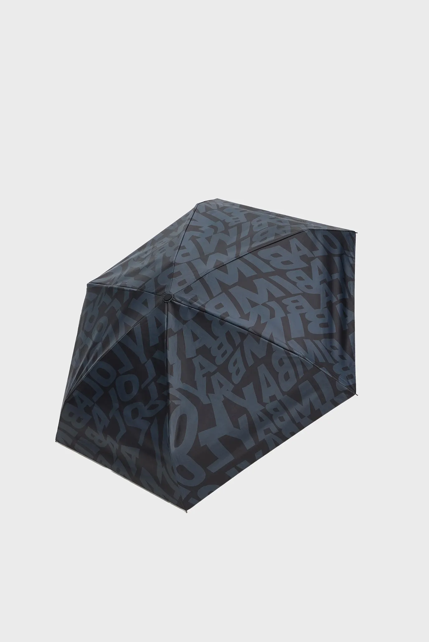 Женский темно-серый зонт с узором 4