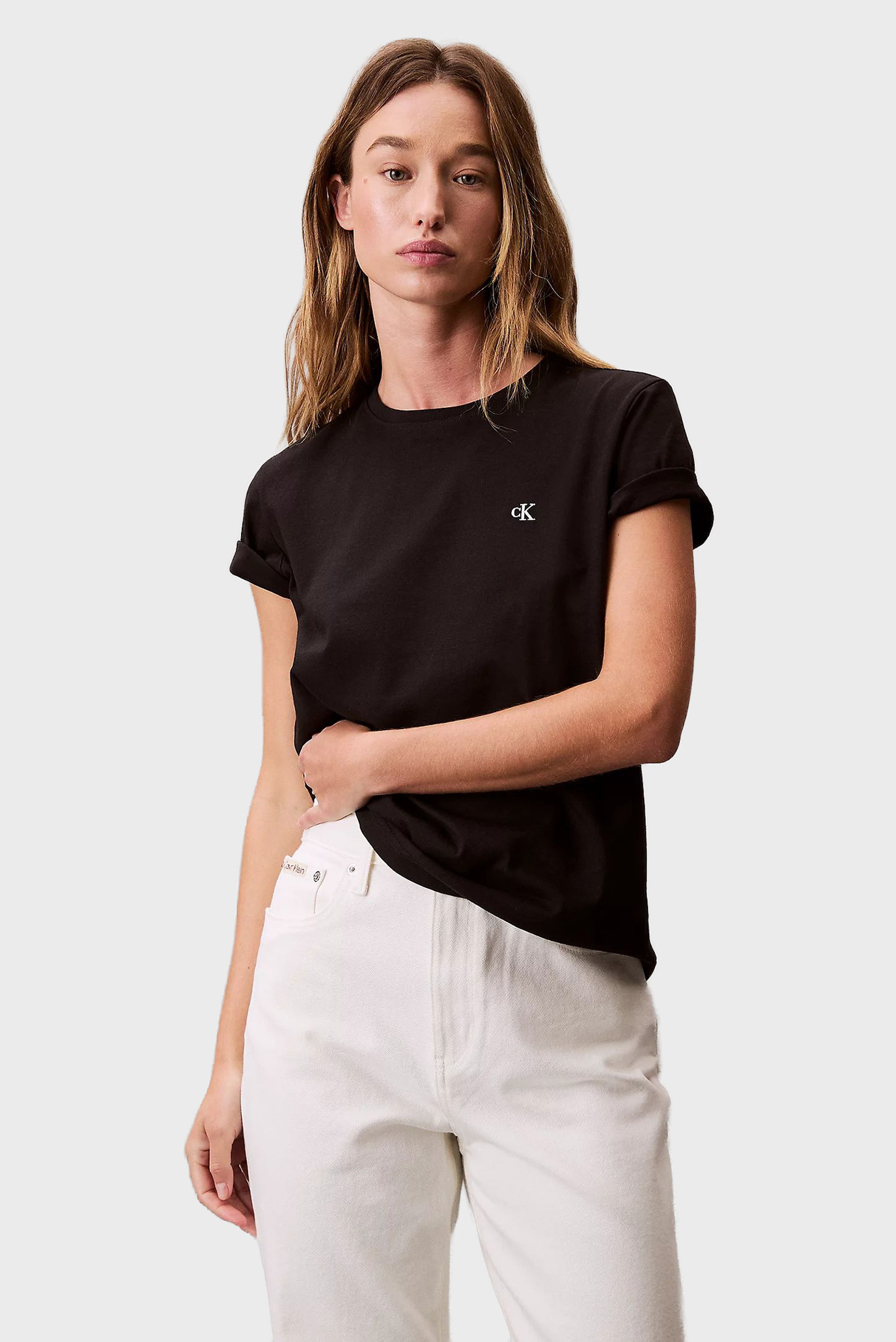 Женская черная футболка Archive Jersey Черный XS Calvin Klein Jeans LV047B224G Женская черная футболка Archive Jersey Черный XS Calvin Klein Jeans LV047B224G