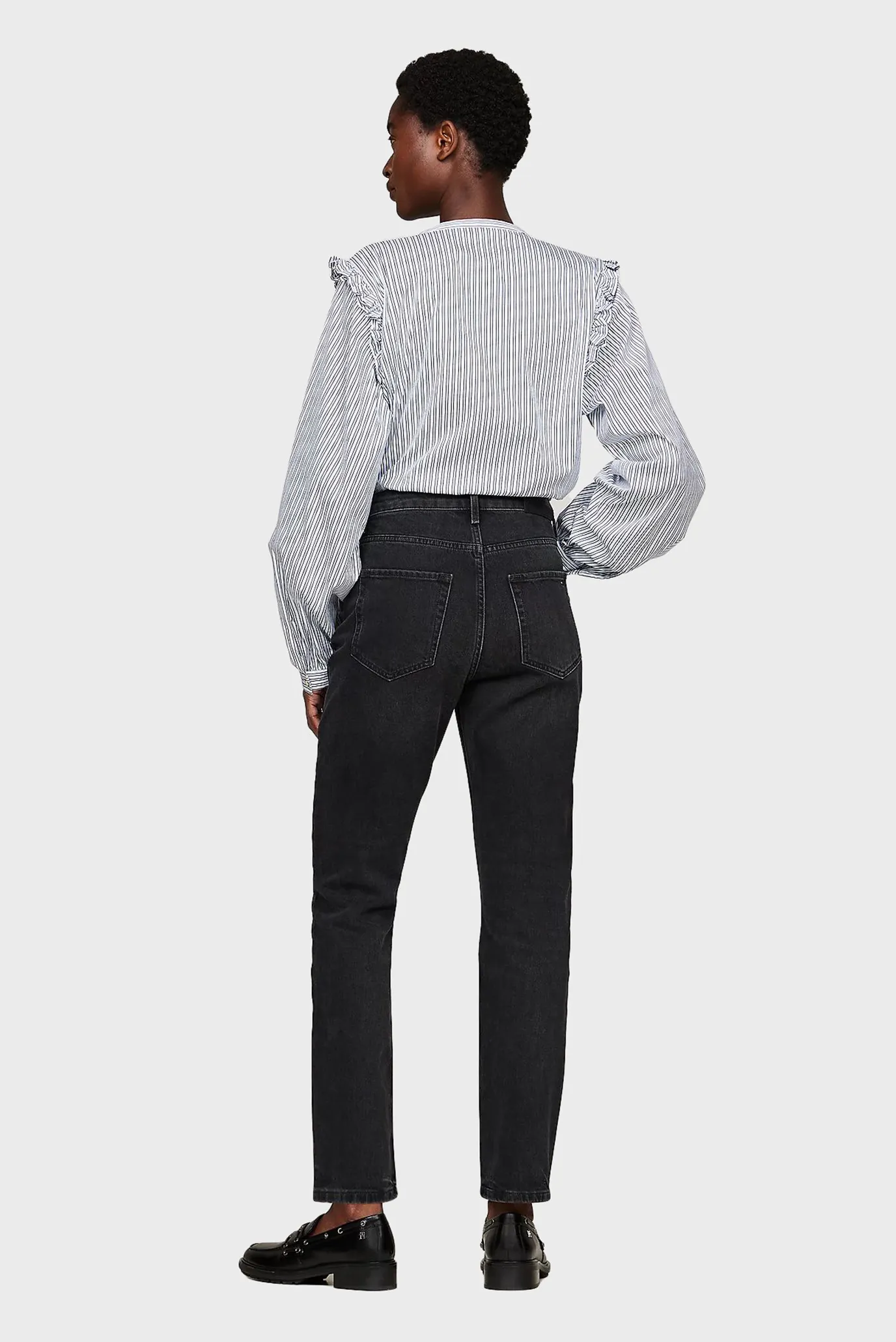 Женские черные джинсы SLIM CIGARETTE HW A IRI 3