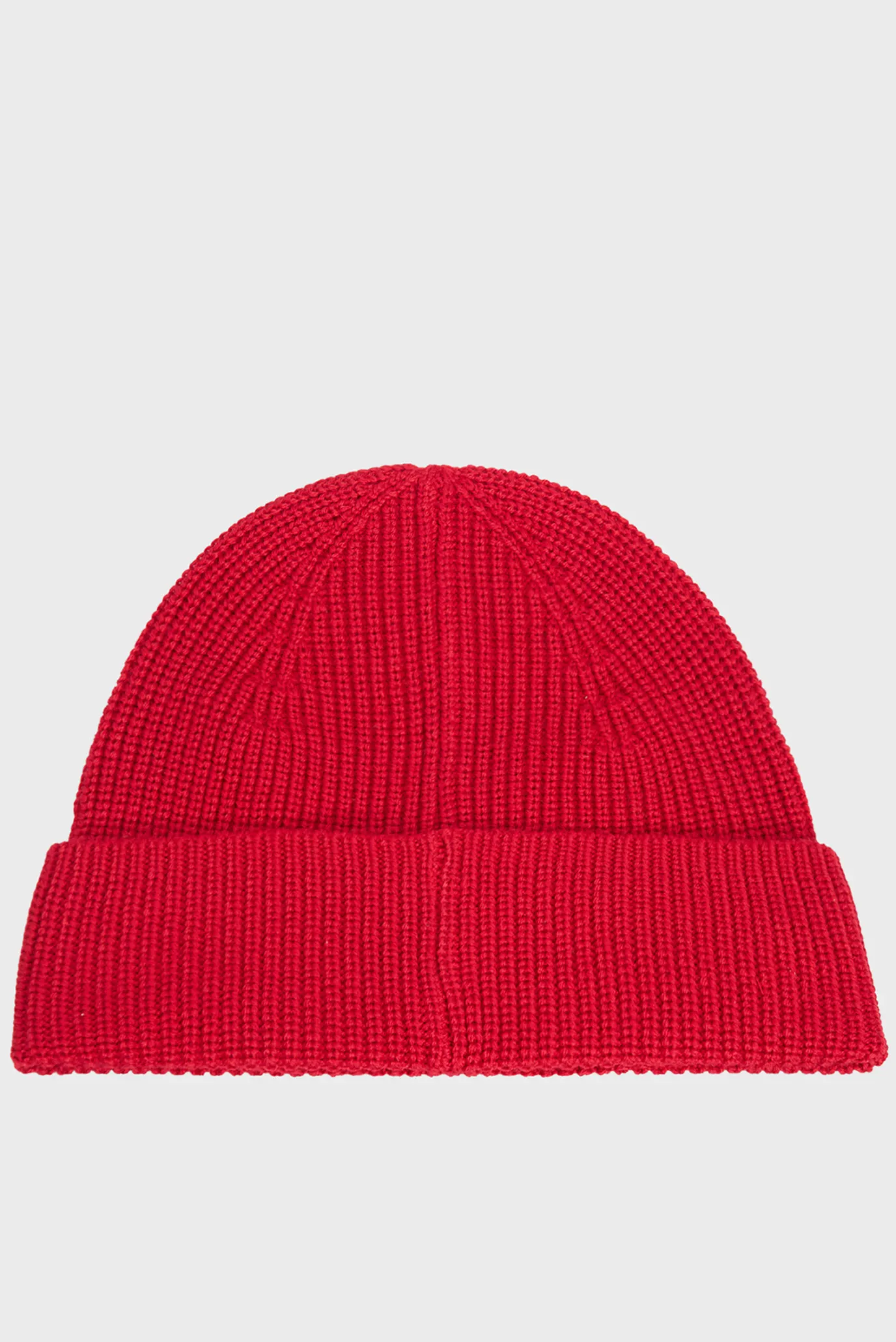 Женская красная шерстяная шапка 2