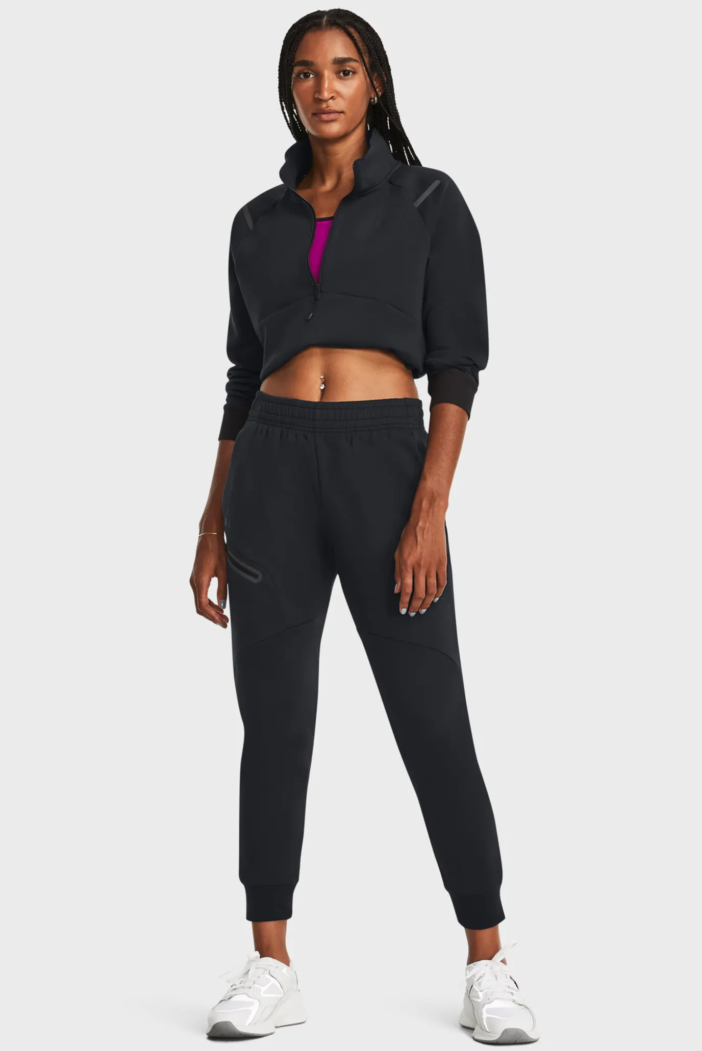 Жіночі чорні спортивні штани Unstoppable Flc Jogger 2