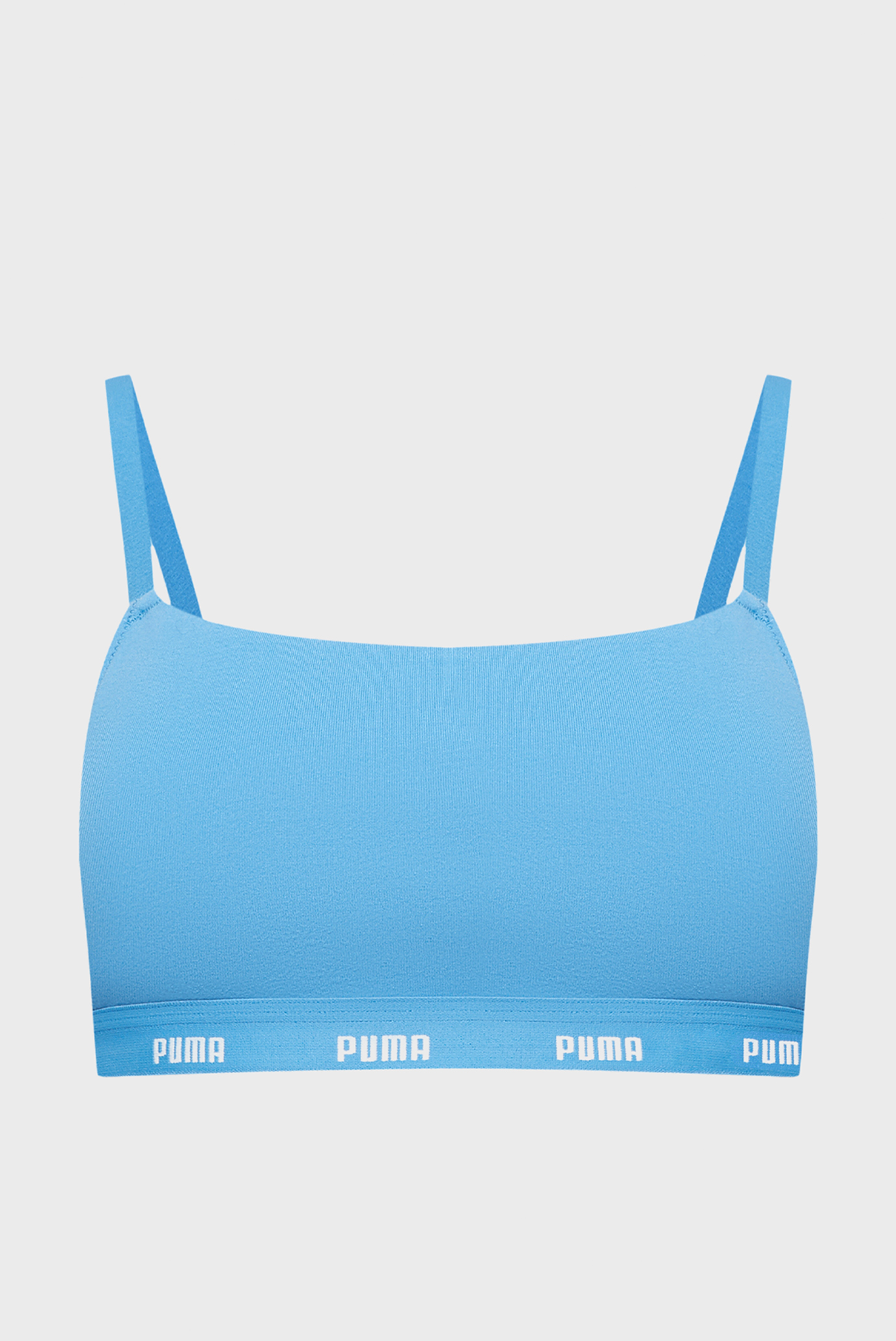 Жіночий блакитний топ PUMA WOMEN CROSS-BACK BRALET 1