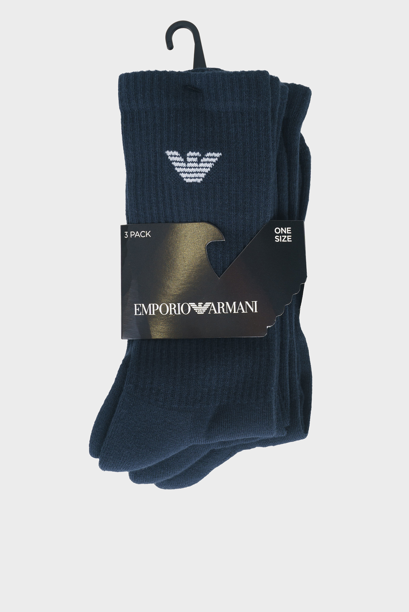 Мужские темно-синие носки (3 пары) 1