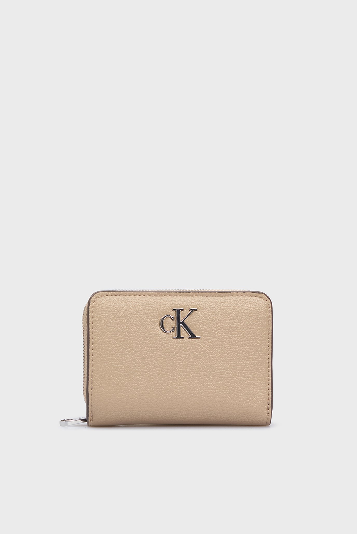 Женский бежевый кошелек MINIMAL MONOGRAM MED ZIP AROUND 1