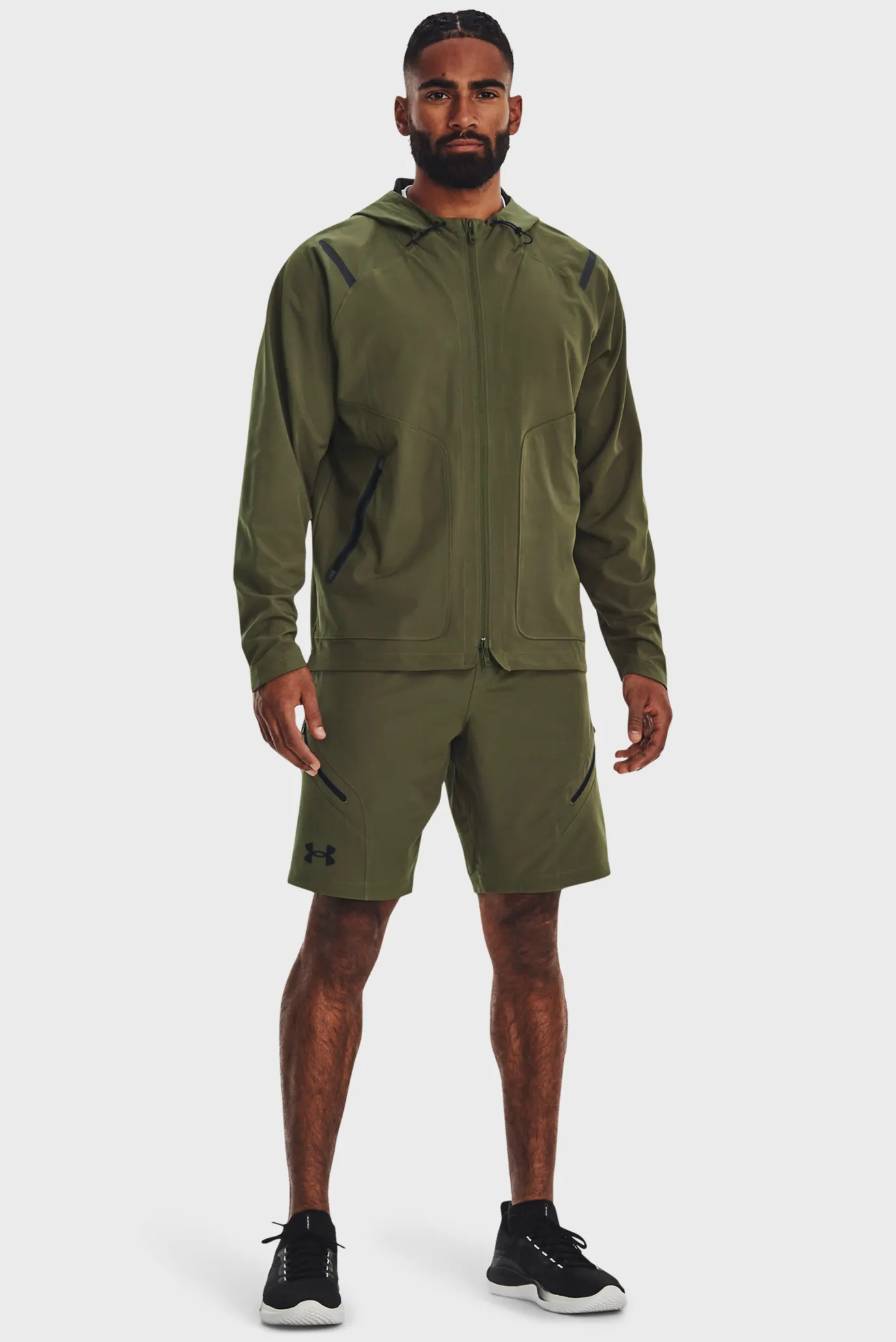 Чоловіча оливкова вітровка UA Unstoppable Jacket 2