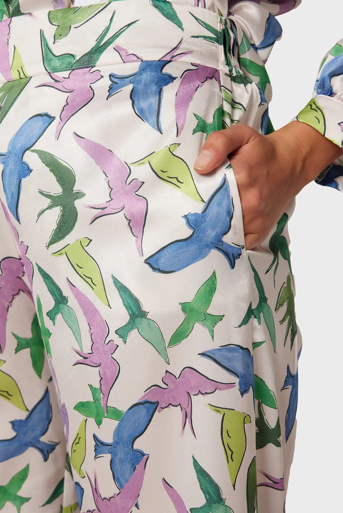 Женские брюки с узором 7/8 JANNA 3