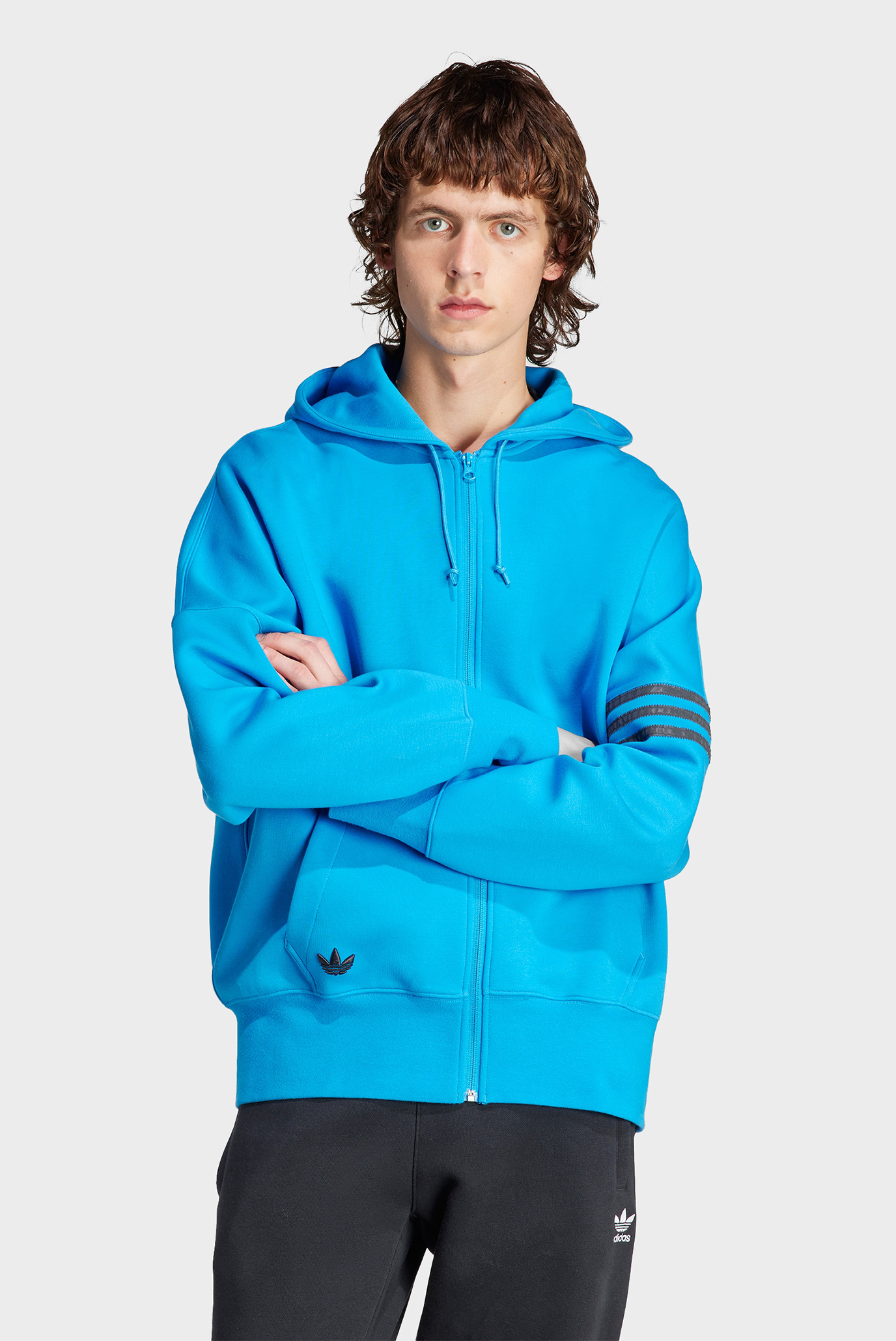 Мужское синее худи Street Neuclassics Full-Zip 1