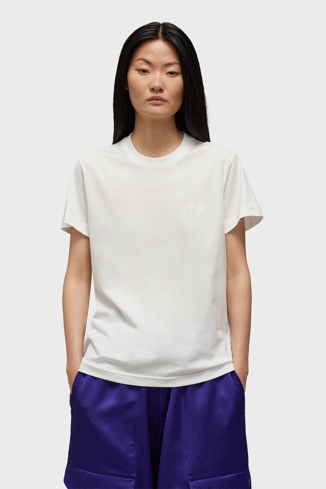 Женская белая футболка Y-3 Regular T-Shirt 1