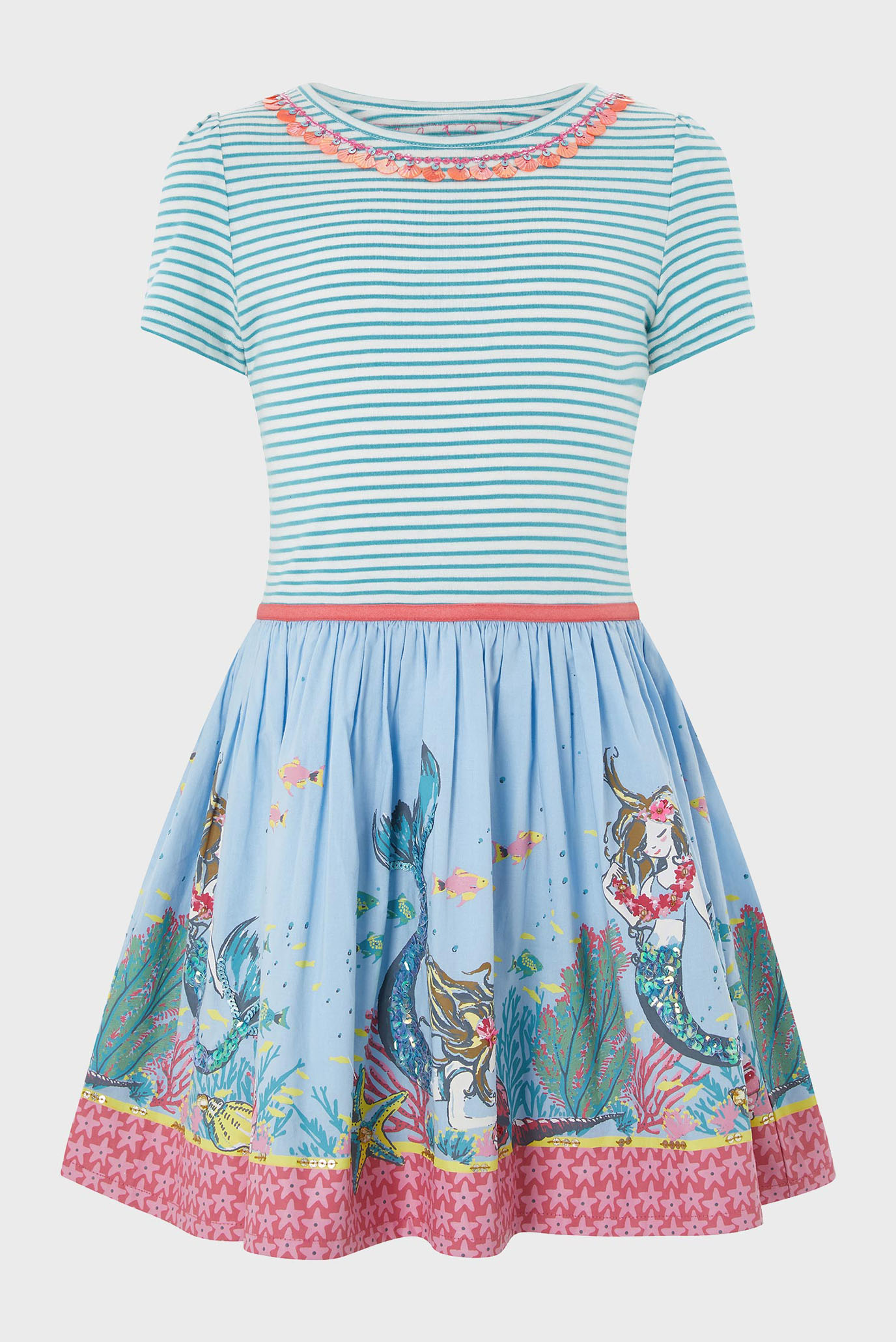 Детское голубое платье CORELIA 2 IN 1 DRESS 1