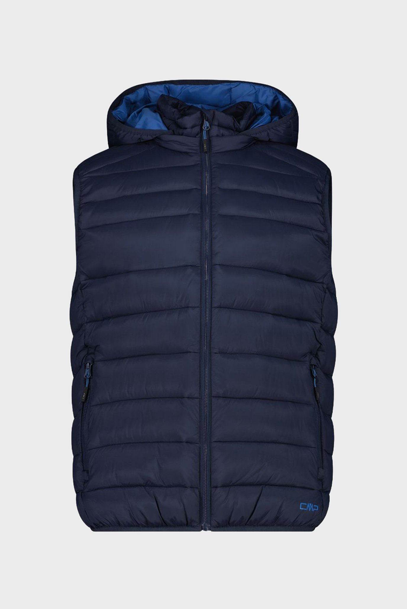 Мужской темно-синий жилет SNAPS HOOD 3M THINSULATE Синий 54 CMP 34K2777-00NU Мужской темно-синий жилет SNAPS HOOD 3M THINSULATE Синий 54 CMP 34K2777-00NU