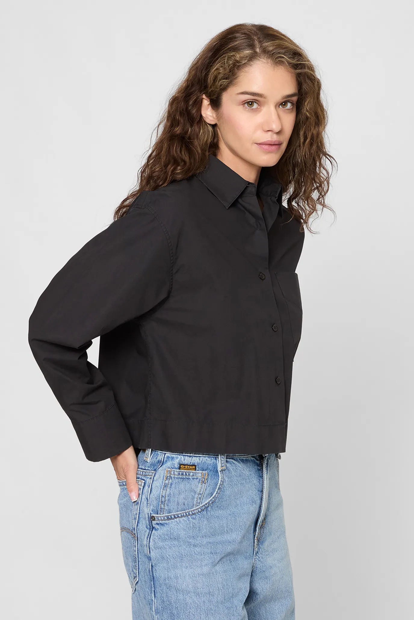 Жіноча чорна сорочка 3