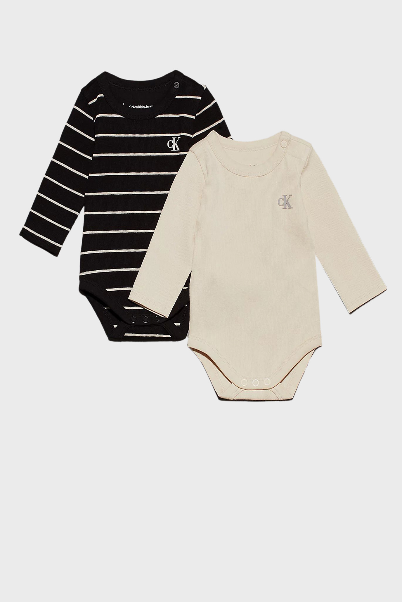 Дитяче боді (2 шт) RIB STRIPE LS BODY SET 1