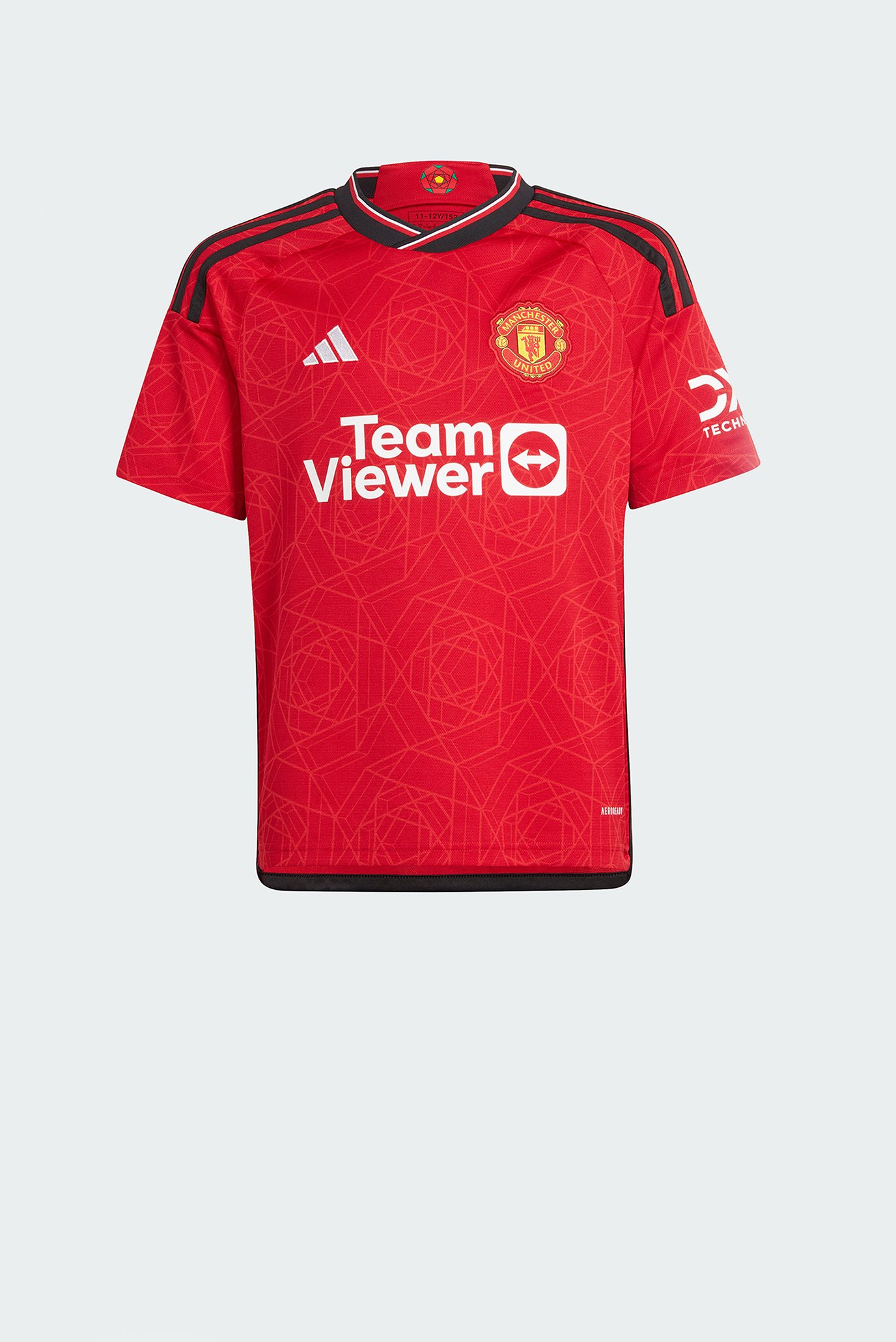 Детское красная футболка Manchester United 23/24 Home 1