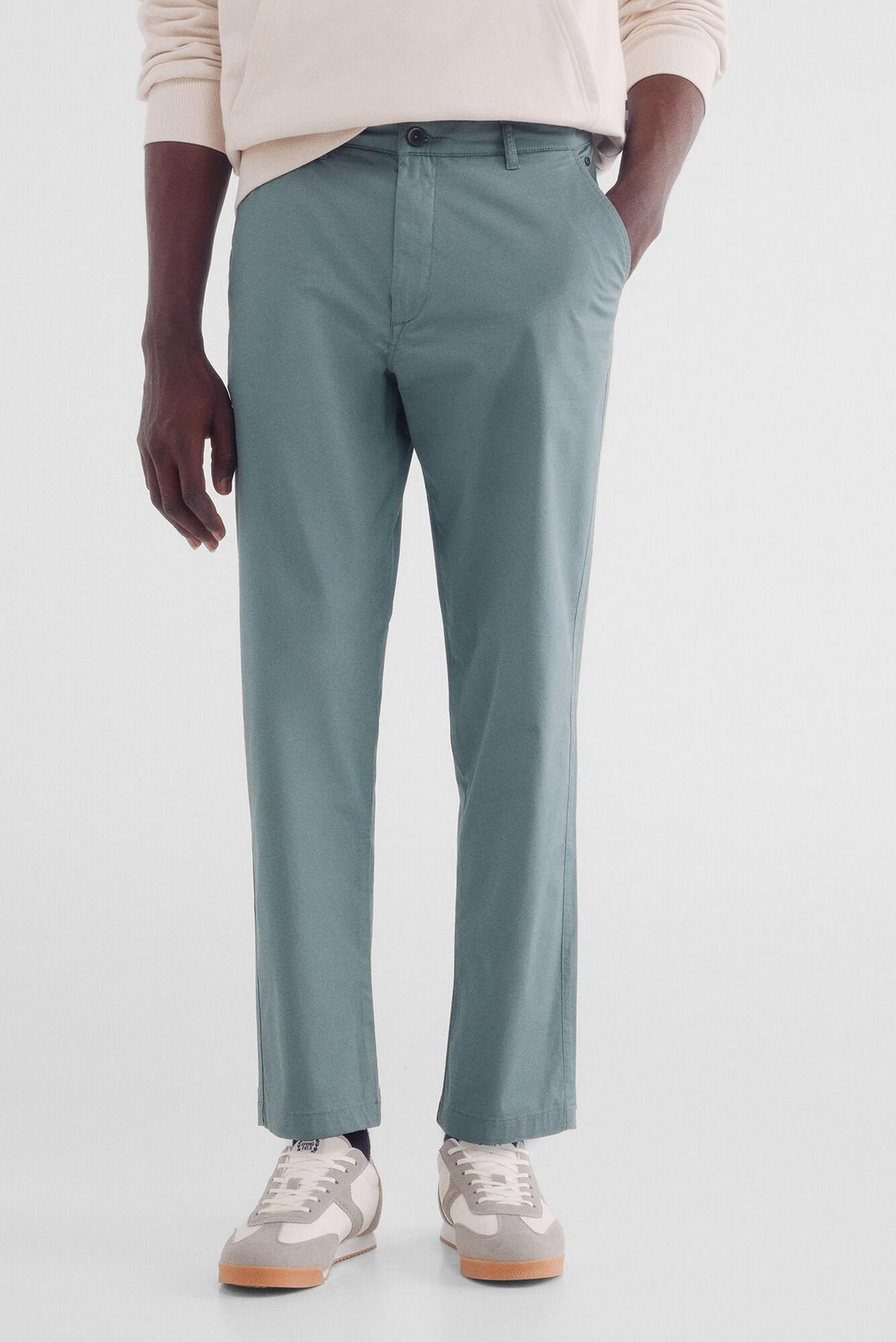 Мужские мятные чиносы Slim fit Ментоловый 42 SPRINGFIELD 1559346 Мужские мятные чиносы Slim fit Ментоловый 42 SPRINGFIELD 1559346