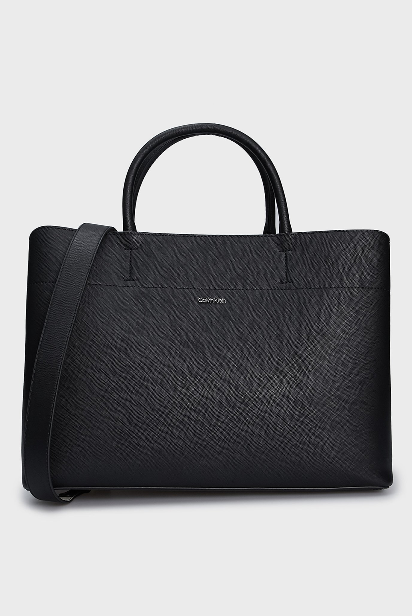 Жіноча чорна сумка BUSINESS LARGE TOTE_SAFFIANO 1