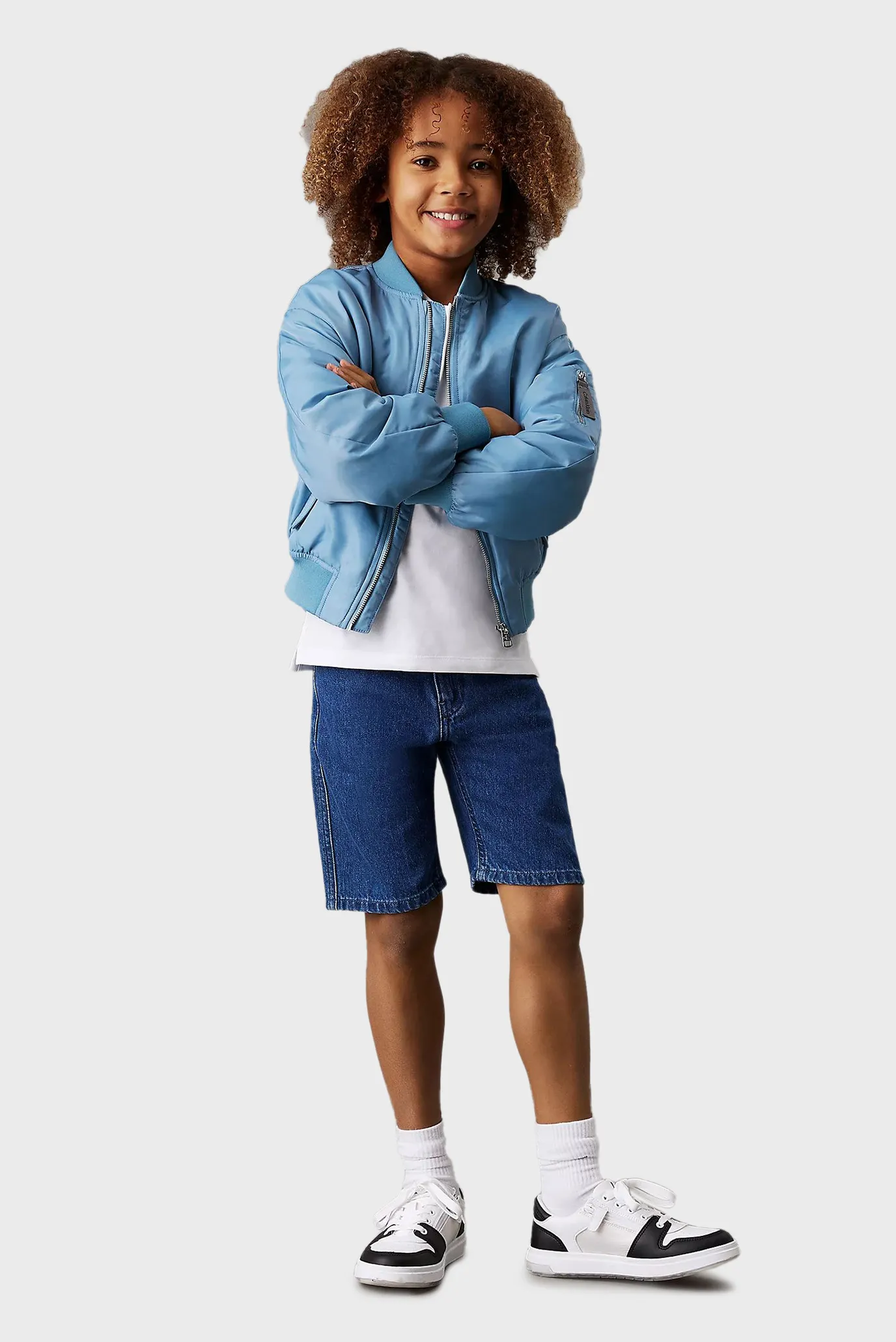 Детские темно-синие джинсовые шорты VIBRANT BLUE RLXD DENIM SHORTS 2