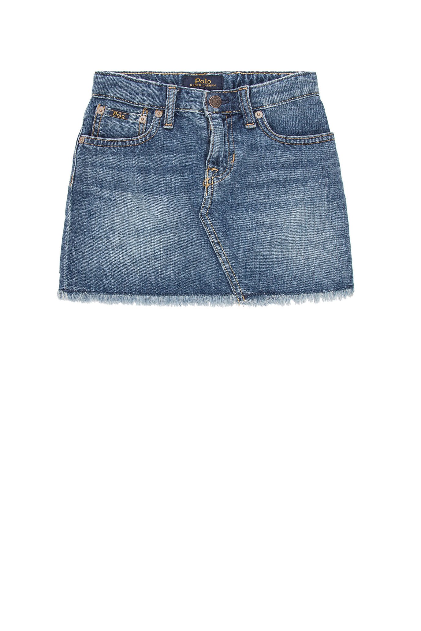 Детская синяя джинсовая юбка 1