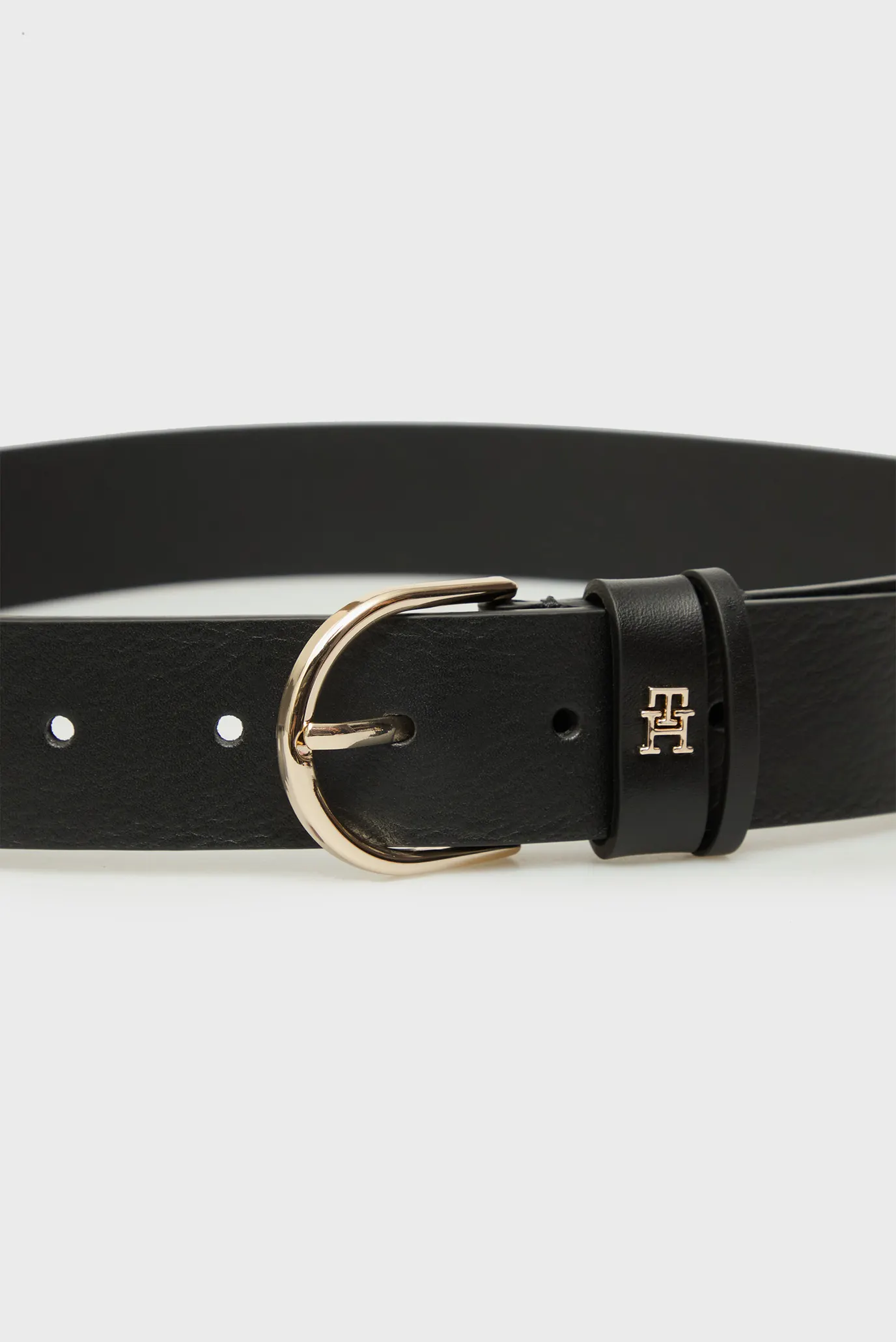 Жіночий чорний шкіряний ремінь ESSENTIAL EFFORTLESS 2