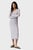 Женское серое шерстяное платье MERINO WOOL BUTTON