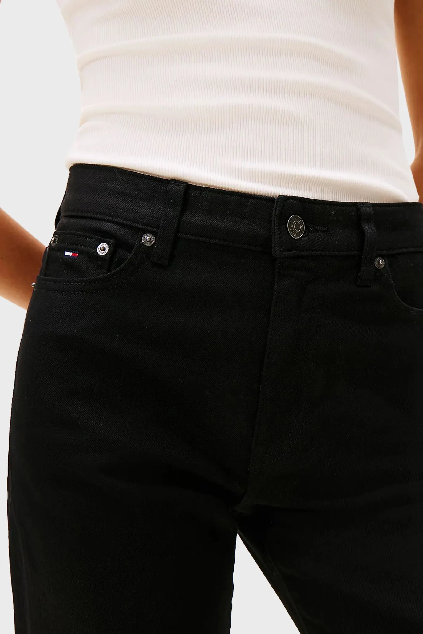 Женские черные джинсы KIRA 4