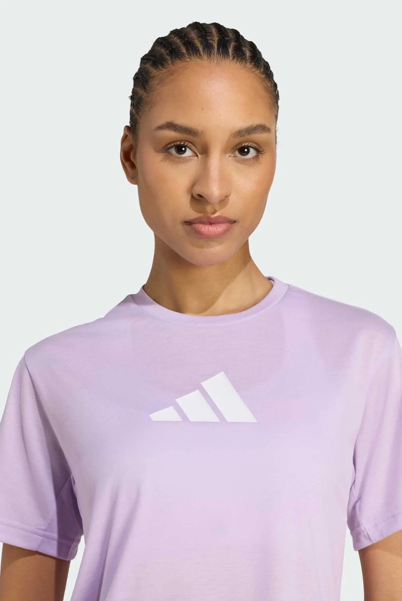 Жіноча бузкова футболка Train Essentials Big Logo Performance Training 4