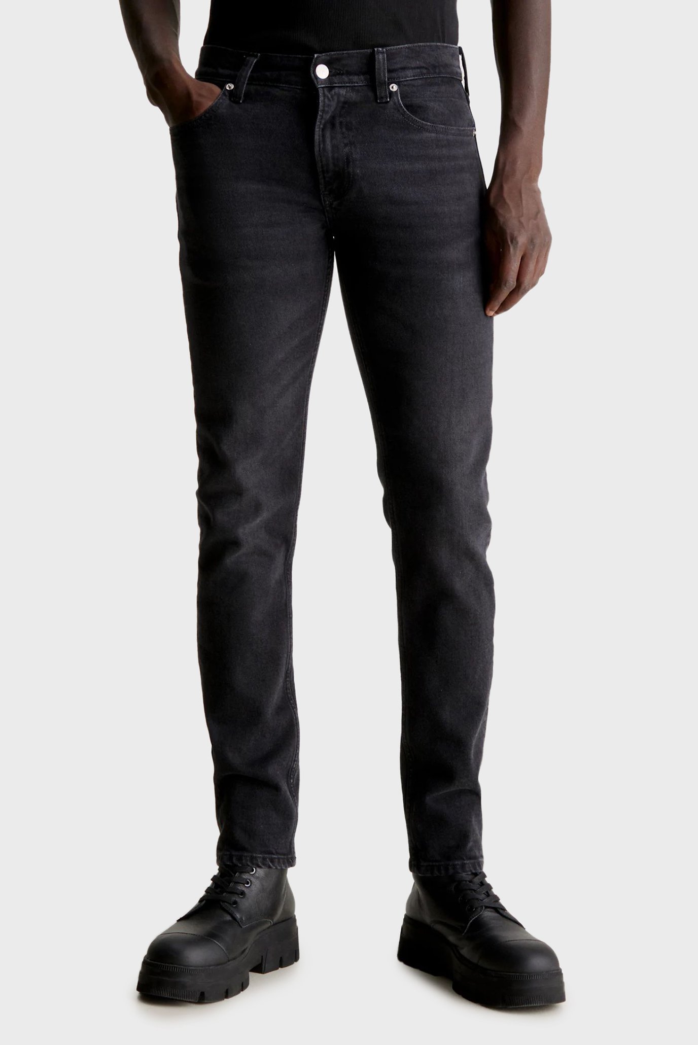 Чоловічі чорні джинси SLIM 1