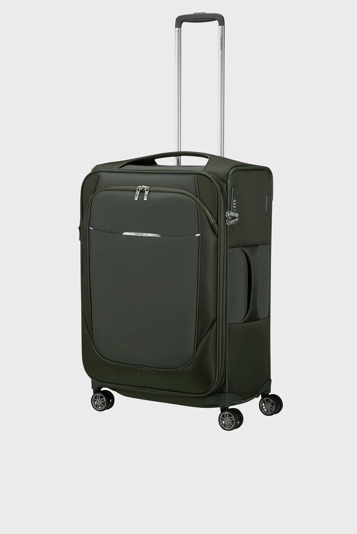 Темно-зелена валіза 67 см RE-LITE 6