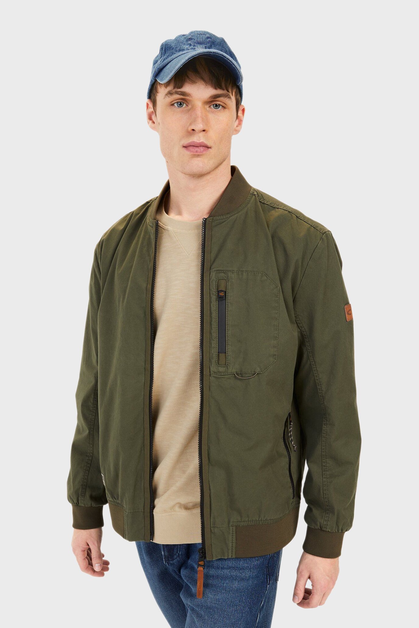Мужской оливковый бомбер Оливковый 50 Camel Active 430090-5N60-34 Мужской оливковый бомбер Оливковый 50 Camel Active 430090-5N60-34