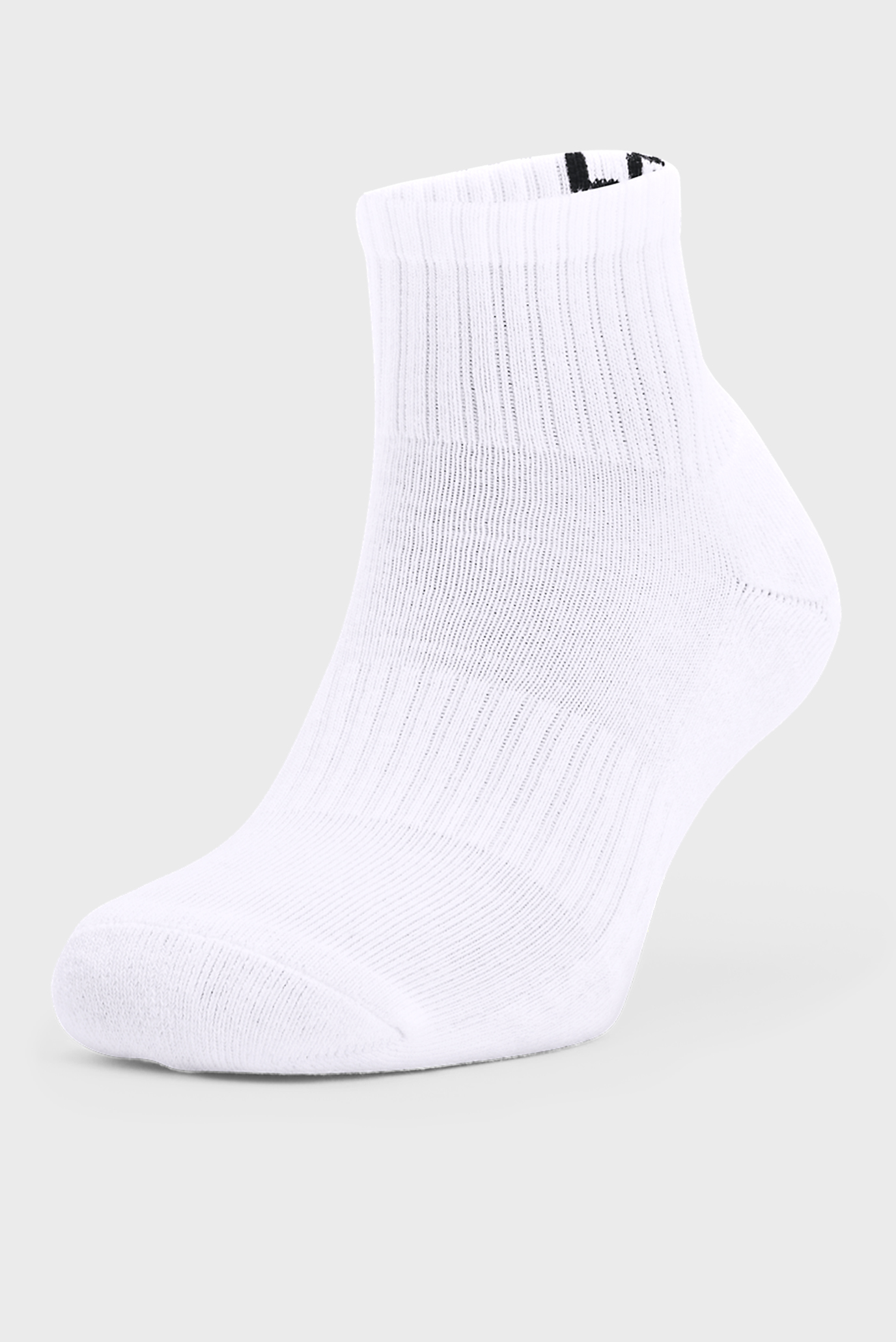 Белые носки UA Core QTR (3 пары) 1
