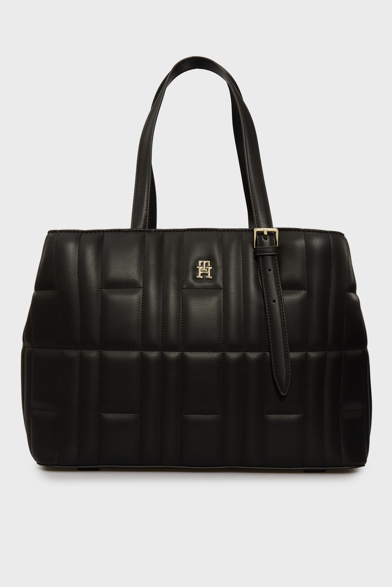 Женская черная сумка TH FEMININE TOTE Черный ONESIZE Tommy Hilfiger AW0AW17452 Женская черная сумка TH FEMININE TOTE Черный ONESIZE Tommy Hilfiger AW0AW17452