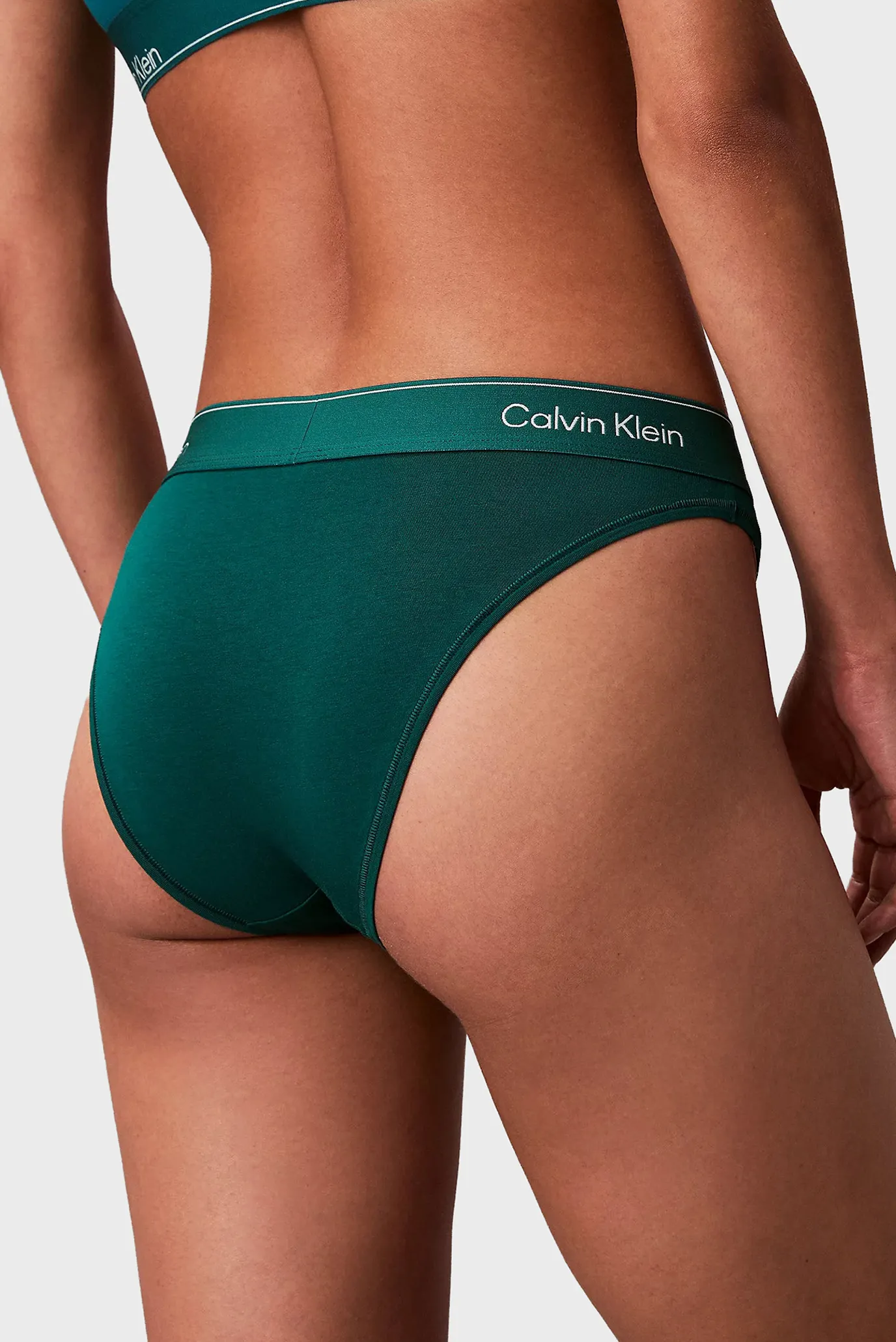 Жіночі зелені трусики HIGH LEG TANGA 2