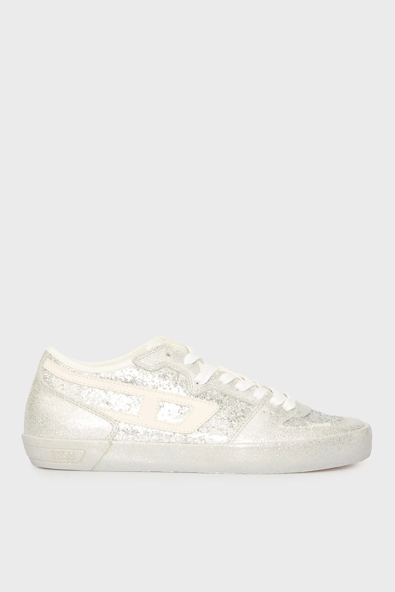 Жіночі сріблясті кеди LEROJI Diesel Y03487 P8432 — MD-Fashion