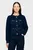 Жіночий темно-синій вовняний кардиган