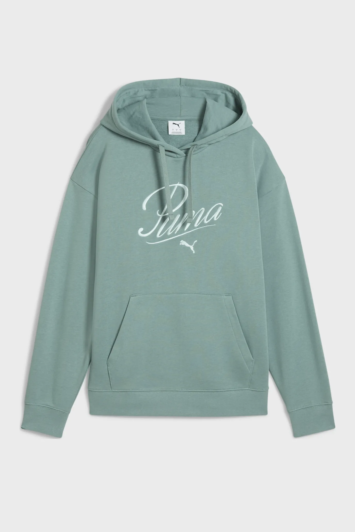 Жіноче зелене худі ESS SCRIPT Comfort Hoodie Women 6
