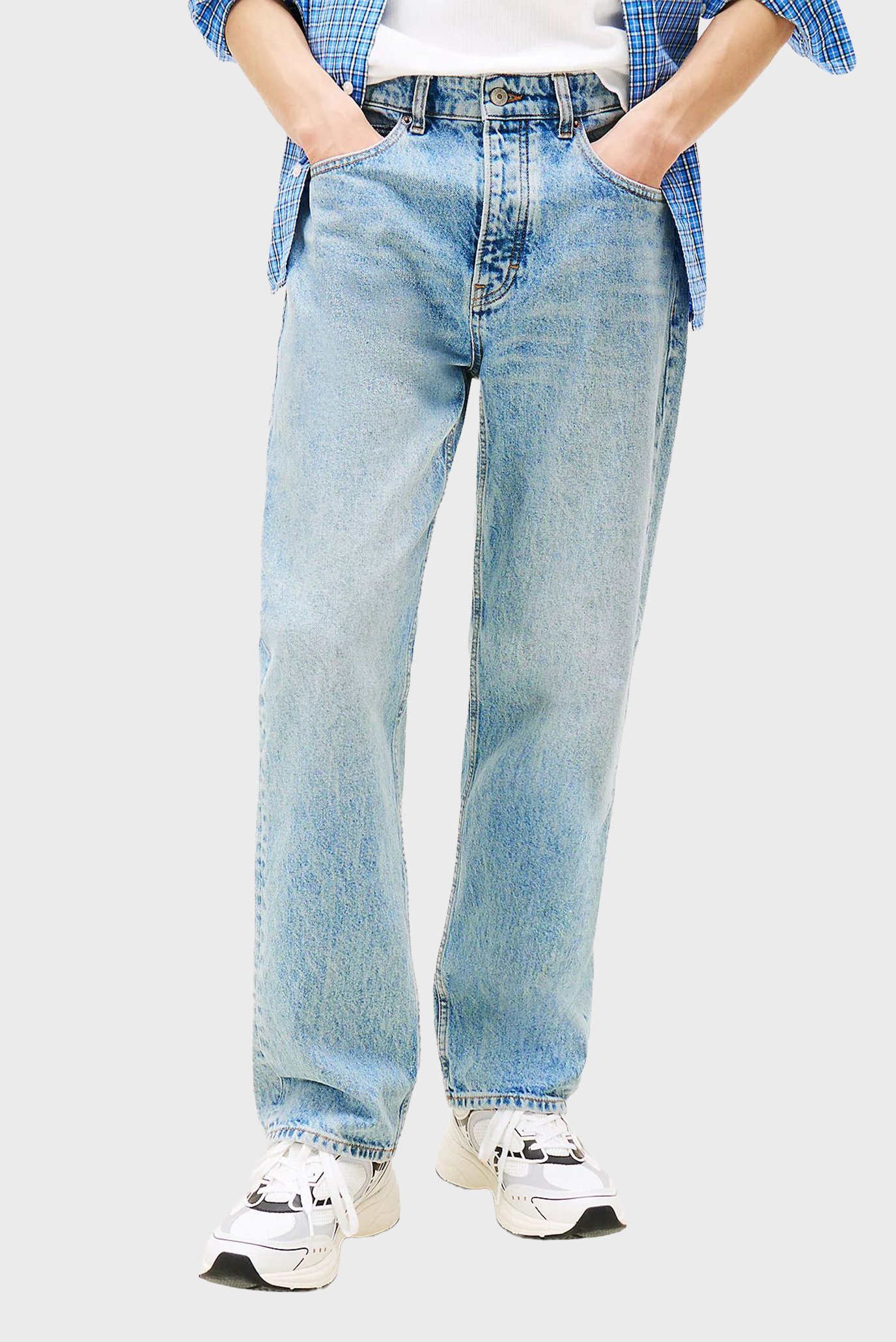 Мужские голубые джинсы OTIS REGULAR Голубой 34-32 Tommy Jeans DM0DM21226 Мужские голубые джинсы OTIS REGULAR Голубой 34-32 Tommy Jeans DM0DM21226
