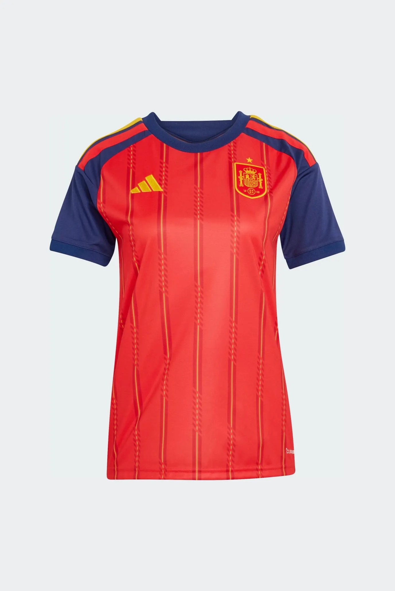 Жіноча червона футболка у смужку  Spain 26 Home Replica 1