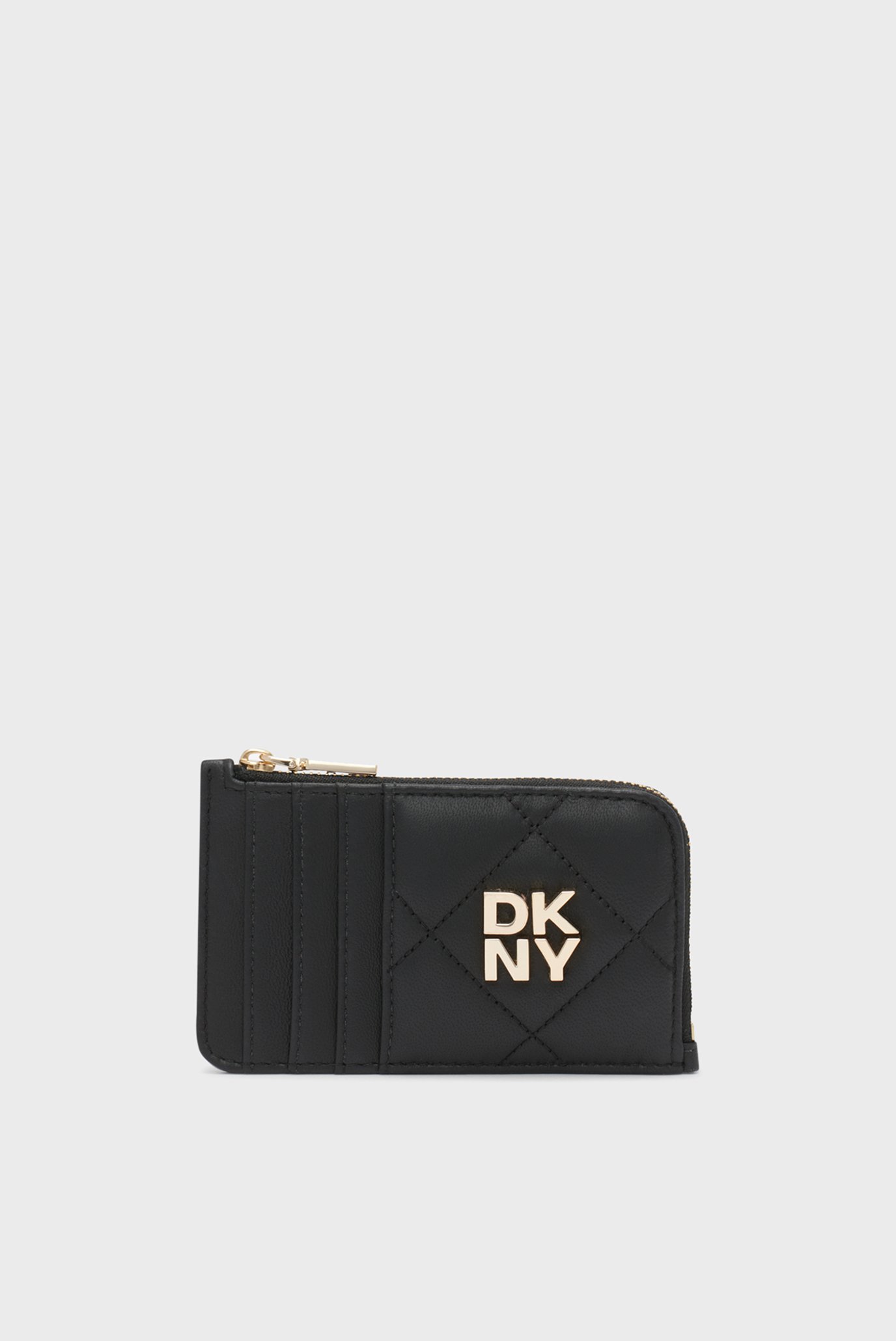 Женский черный кожаный кардхолдер Черный ONESIZE DKNY R411BB82 Женский черный кожаный кардхолдер Черный ONESIZE DKNY R411BB82
