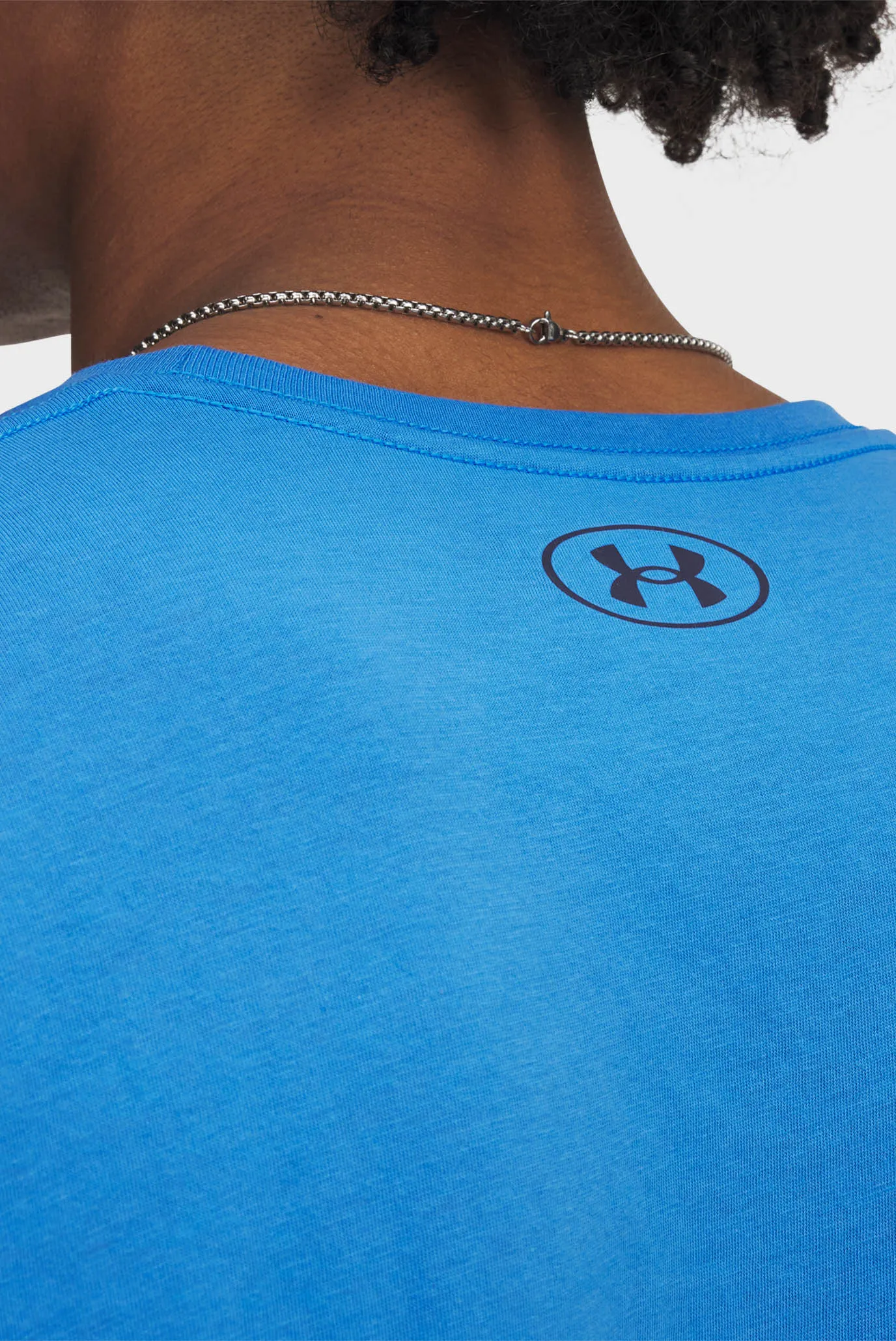 Чоловіча синя футболка UA TEAM ISSUE WORDMARK SS 3