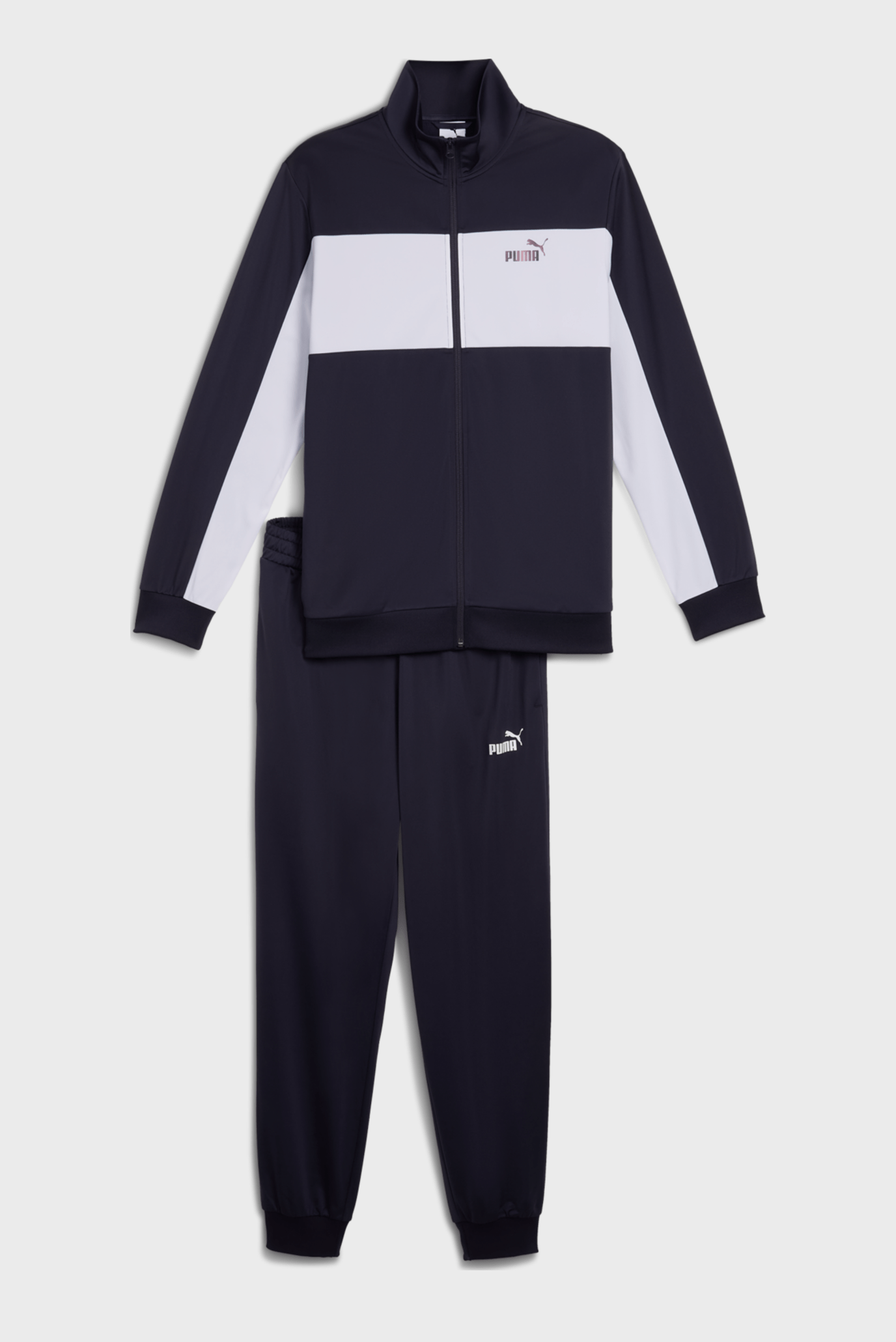 Мужской темно-синий спортивный костюм (кофта, брюки) PUMA Poly Colourblock Suit Men 1