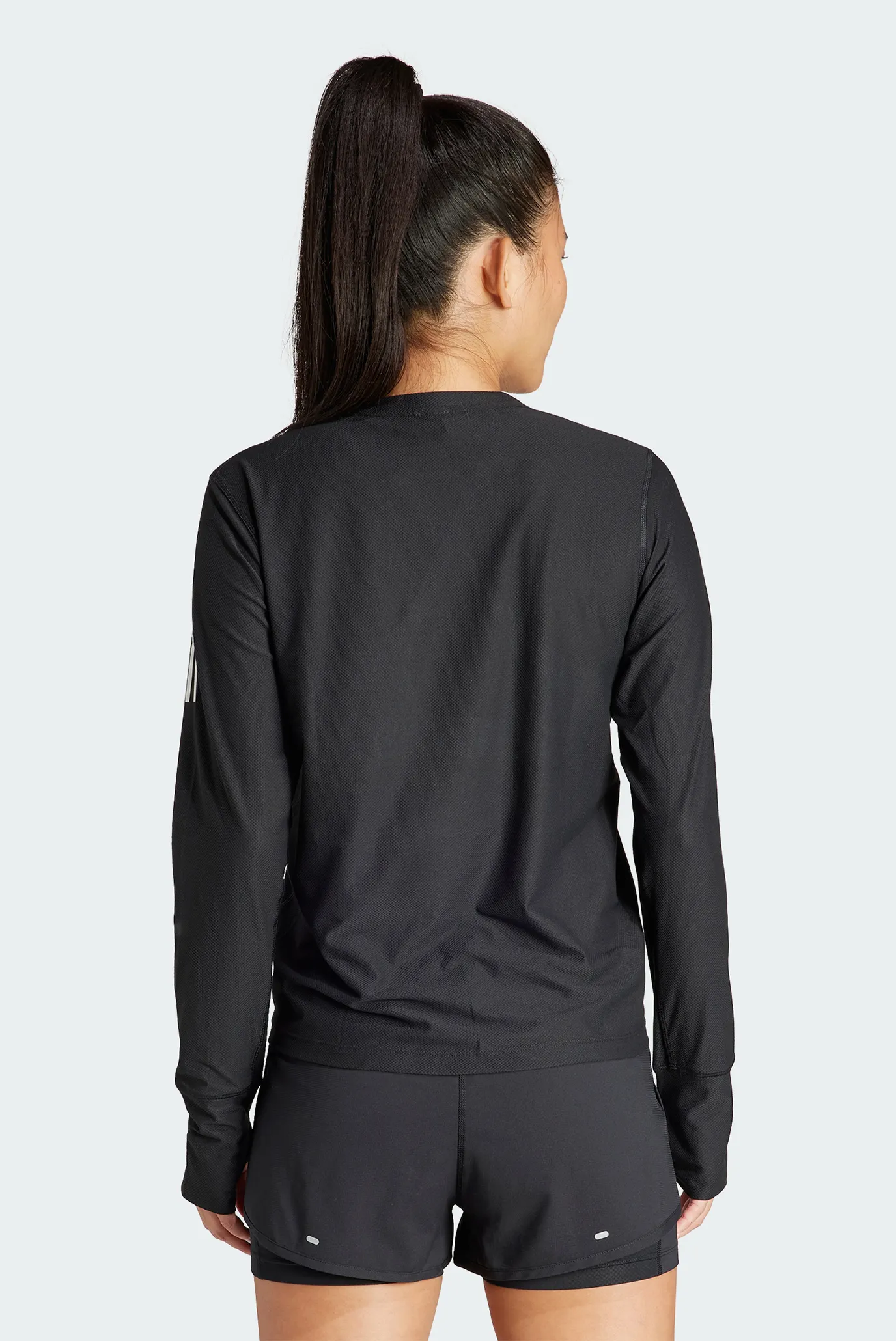 Жіночий чорний лонгслів Own The Run 3