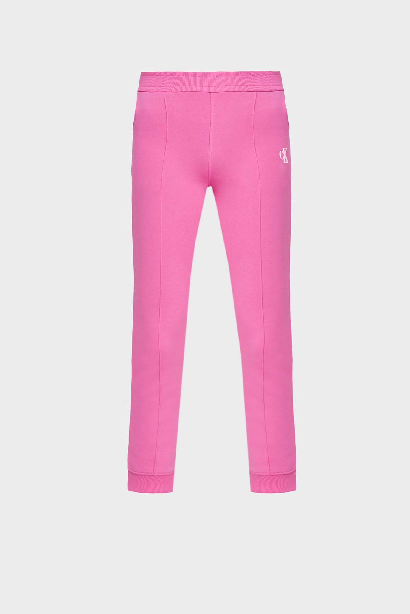 Детские розовые спортивные брюки CK LOGO SWEATPANTS 1